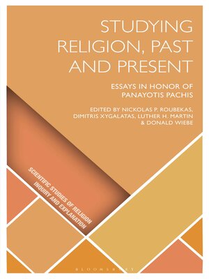 cover image of Studying Religion, Past and Present